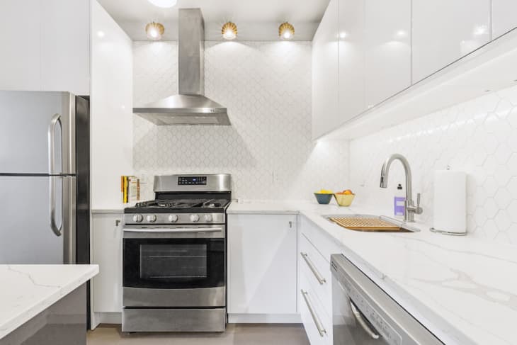 White Kitchen Cabinets - Brooklyn Remodel Before After | Apartment Therapy