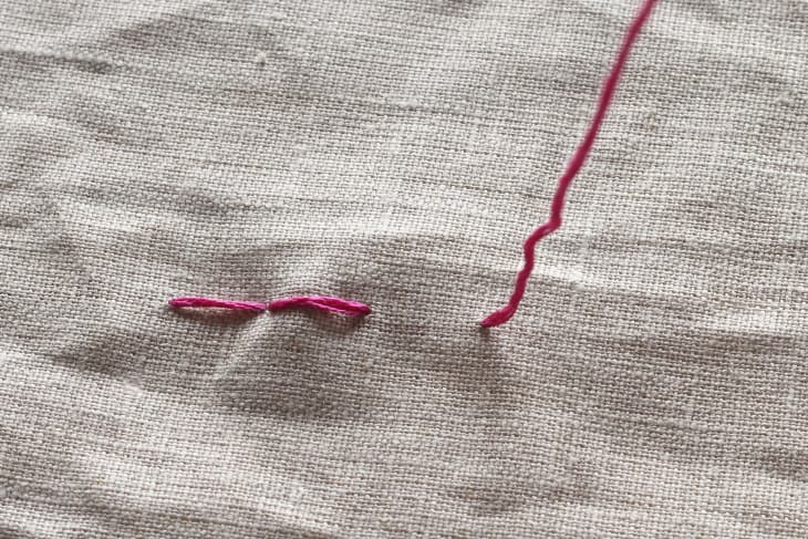 How to Sew Basic Stitches: 6 Stitch Photo Tutorials | Apartment Therapy
