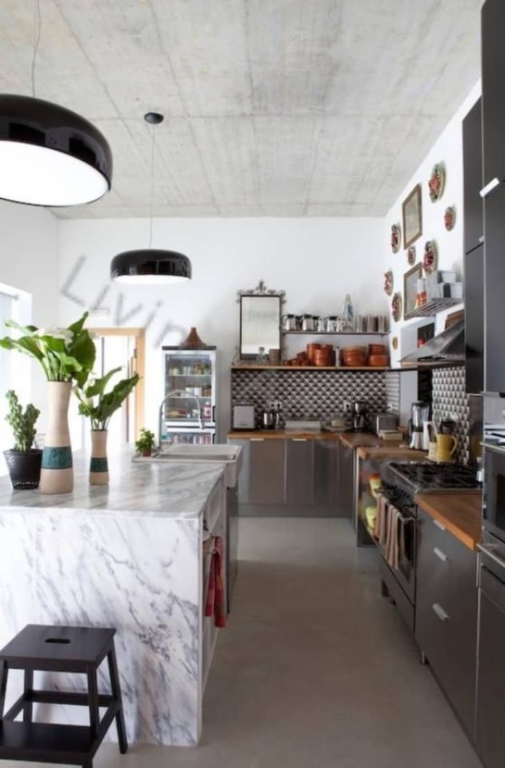 Mix It Up The Look of More than One Countertop Material in the Kitchen Apartment Therapy