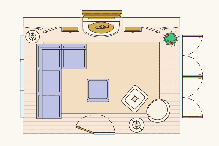 Apartment Living Room Floor Plan Create