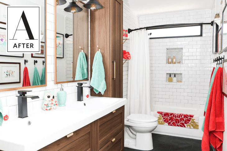 Before and After: An ’80s Bathroom Gets a Classic Update | Apartment ...