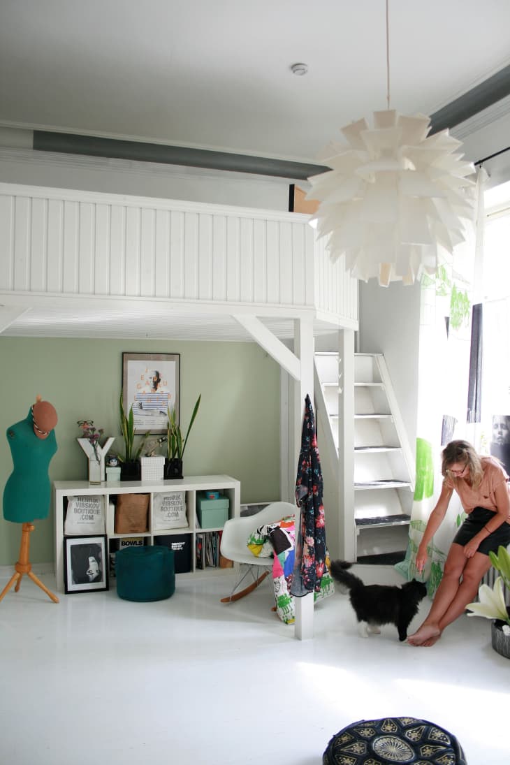 House Tour: A Quirky 430 Square Foot Helsinki Loft | Apartment Therapy - Helsinki Loft Apartment Conversion Design