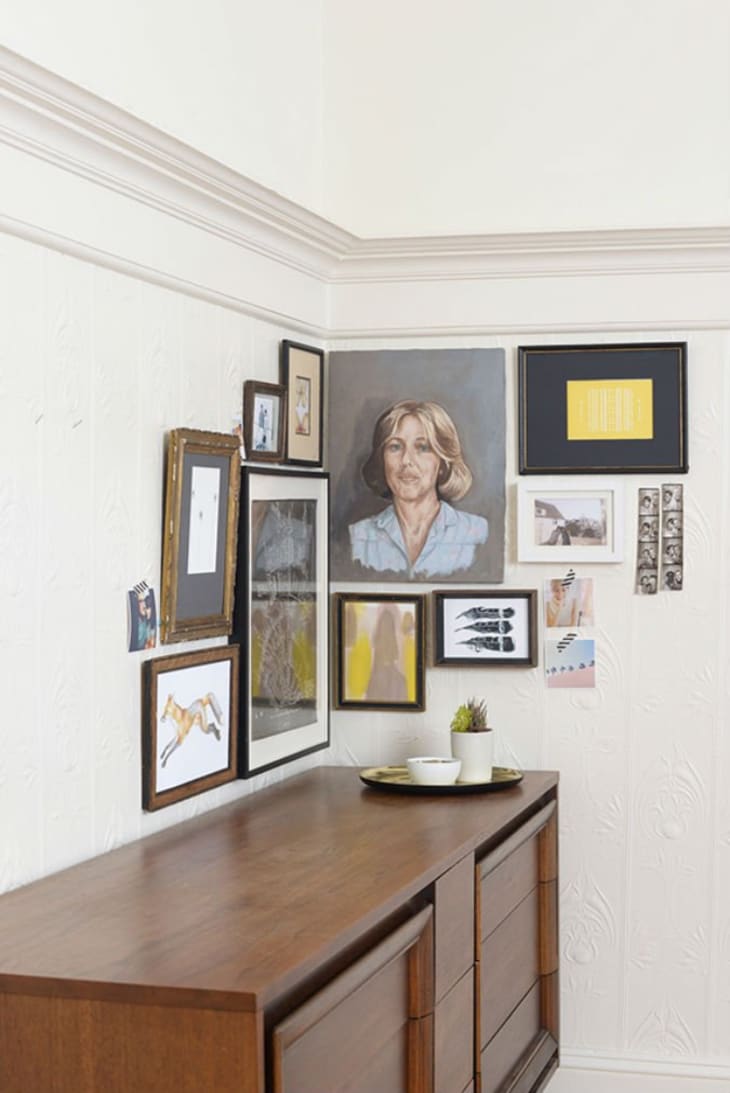 How To Decorate an Awkward Space with a Gallery Wall Apartment Therapy