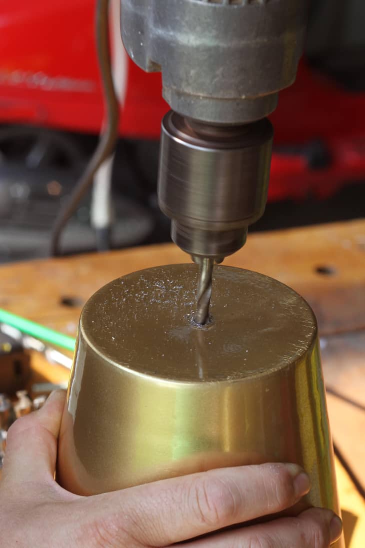 How To Make a Lamp from a Vase Step by Step Photos Apartment Therapy