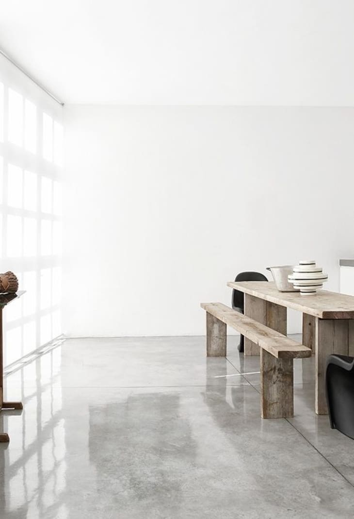 Concrete Floor Loft Apartment Ideas photo