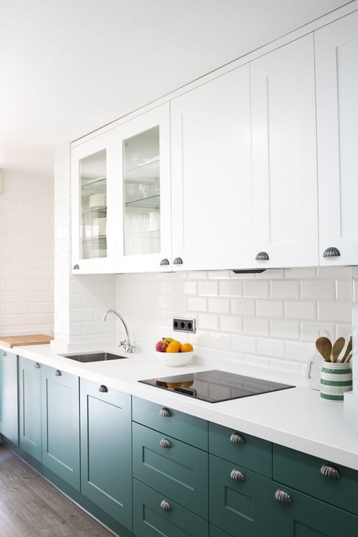 Color Ideas for the Kitchen Dark Teal Apartment Therapy