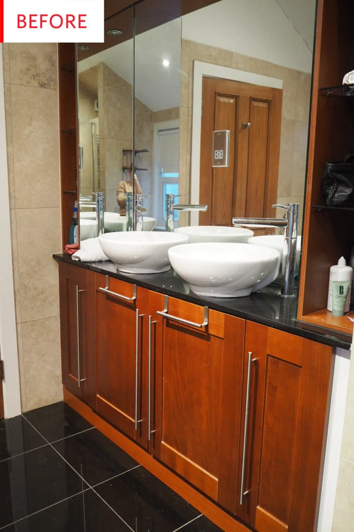 Bathroom Remodel Marble Shower, Brass Vanity Apartment Therapy