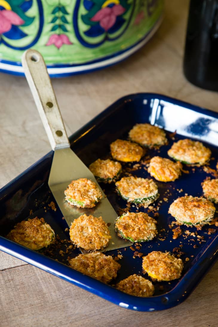 Recipe: Oven-Baked Zucchini Parmesan Crisps | Kitchn