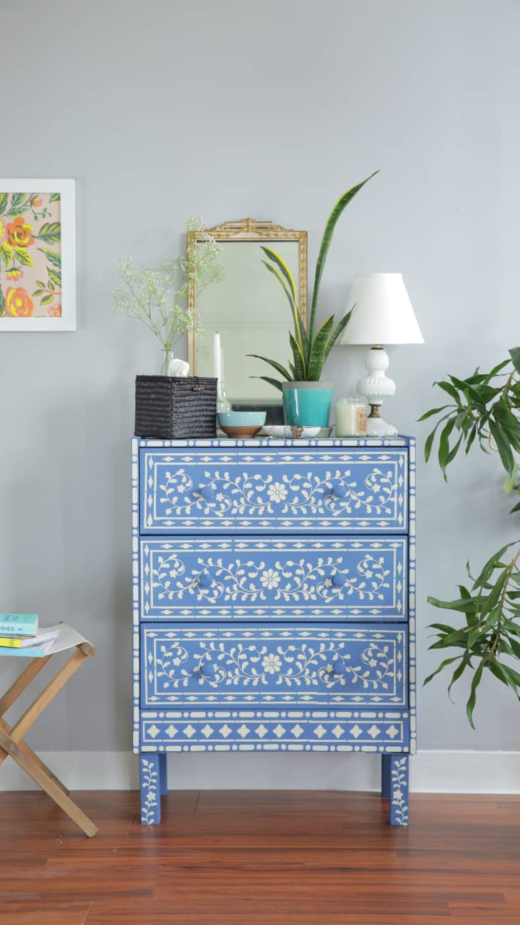 How To IKEA Hack a RAST Dresser: Bone Inlay & Happy Modern | Apartment ...