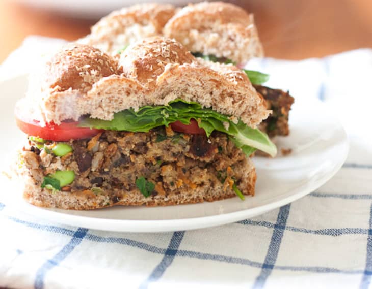 Vegetarian Recipe Black Bean Edamame Burgers The Kitchn