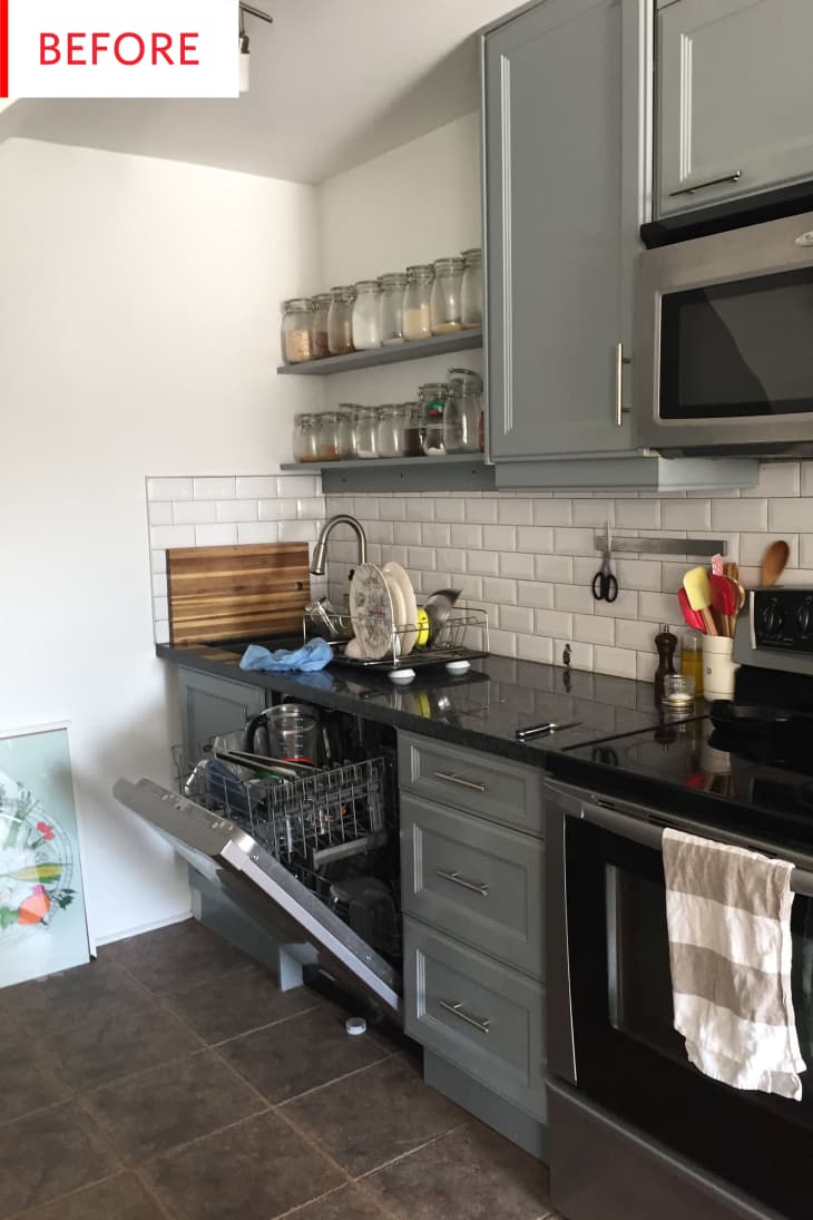 Budget Rental Kitchen Makeover Photos and Ideas Apartment Therapy