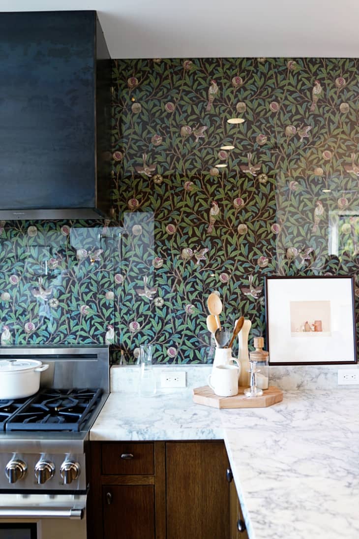 Kitchen Wallpaper Ideas For the Cautious Pattern Lover Apartment Therapy