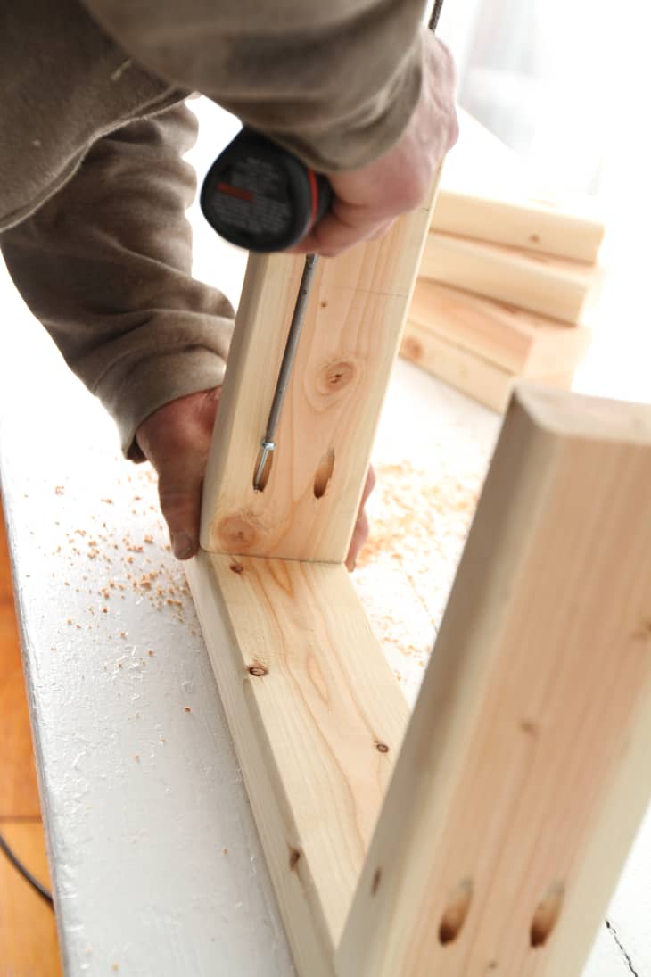 How to Build a Long Wood Floating Shelf Apartment Therapy