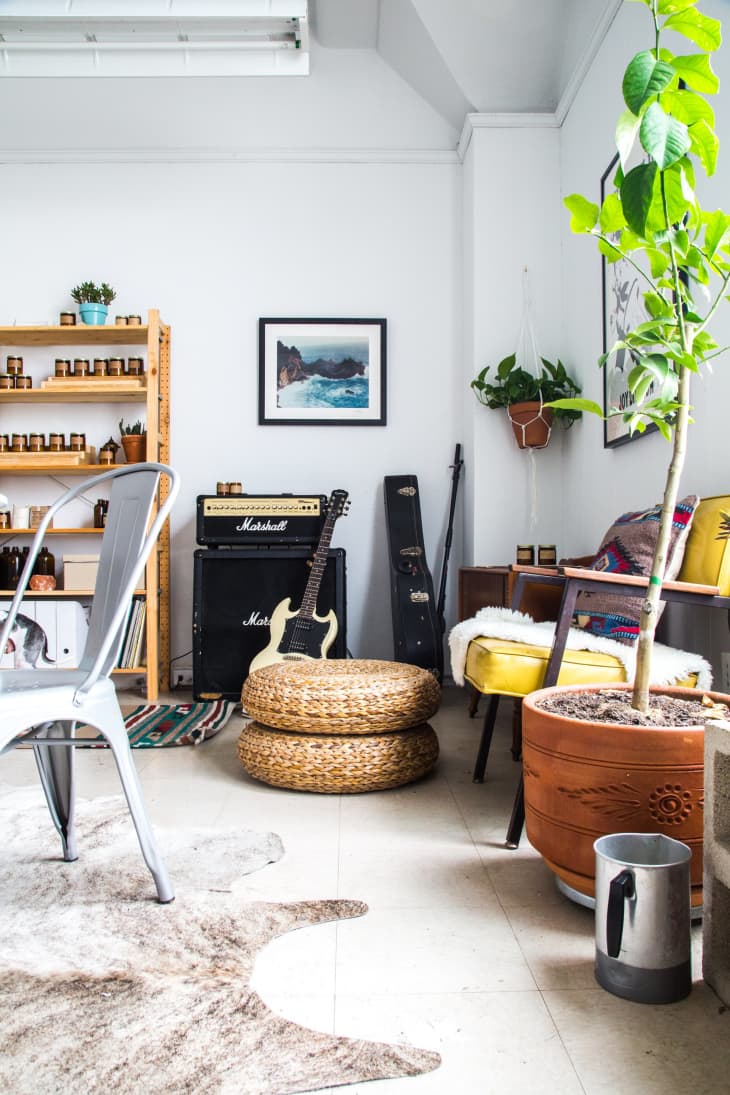 How to Decorate With Poufs Pouf Design Ideas Apartment Therapy