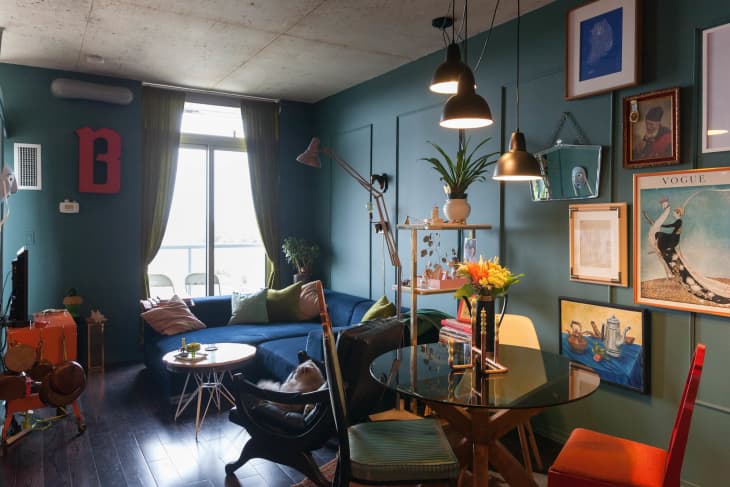 Colorful Decor and Small Space Ideas Home Tour | Apartment Therapy