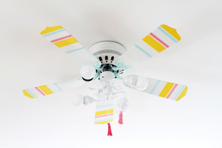 11 DIY Ceiling Fan Ideas How to Pretty Up a Basic Ceiling Fan