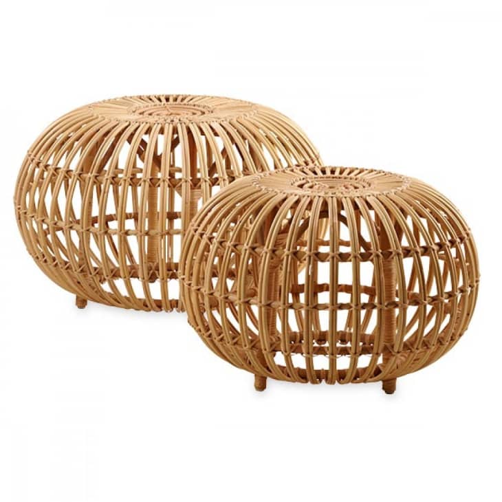 Where to Find Rattan Ottomans & Footstools Apartment Therapy