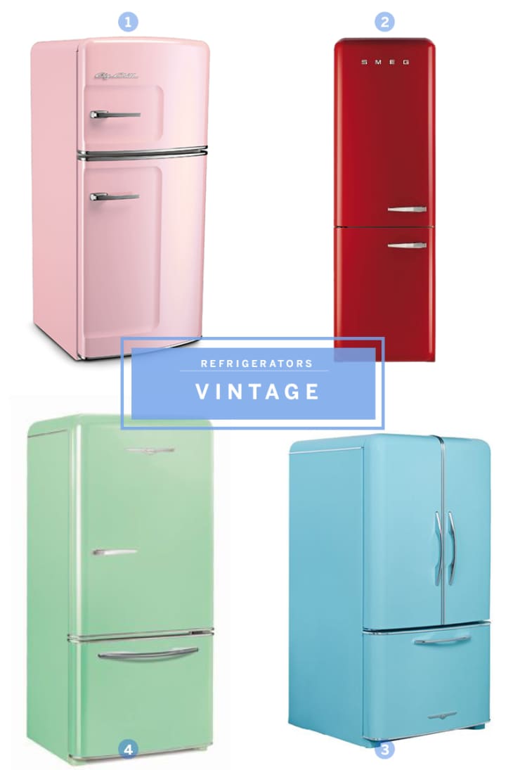 Best Refrigerators by Style Modern, Vintage & Industrial Kitchens