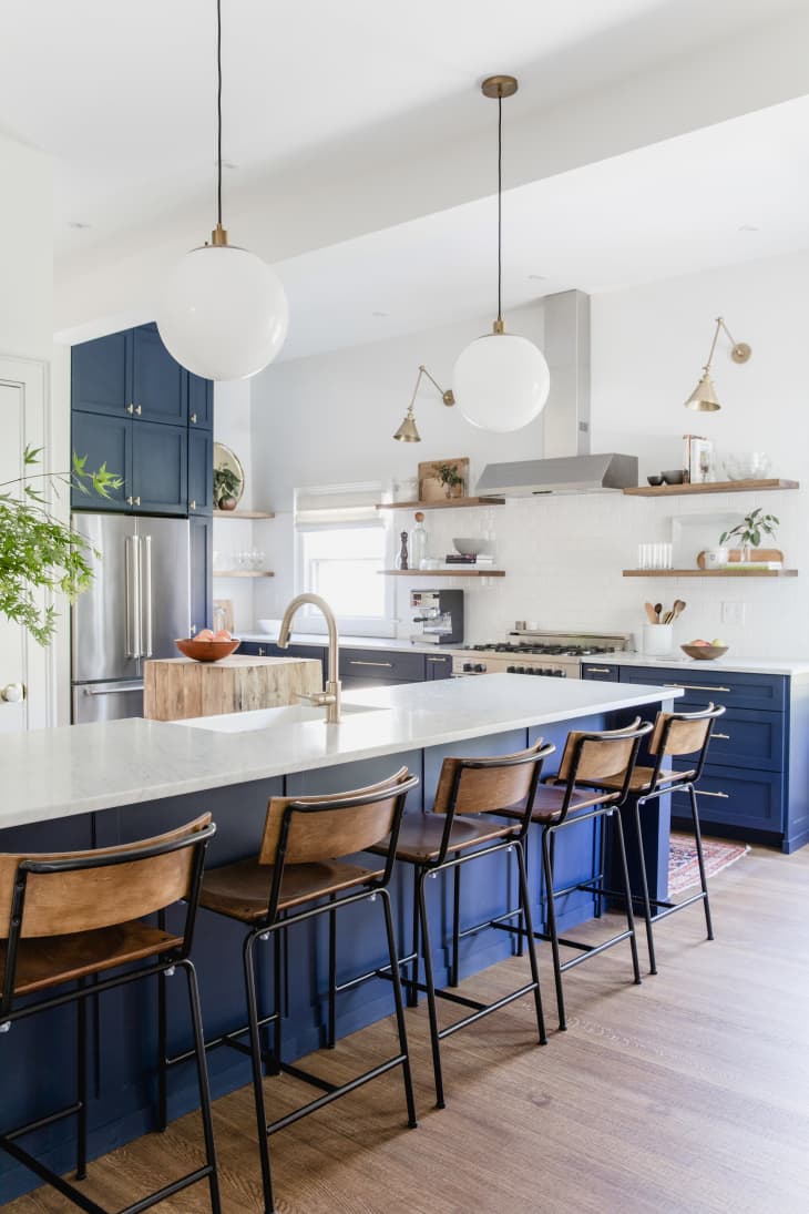 A Beast of a Kitchen Is Now a Blue Beauty | Apartment Therapy