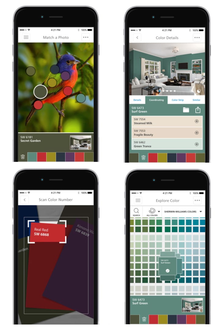 6 Paint Color and Tester Apps Apartment Therapy