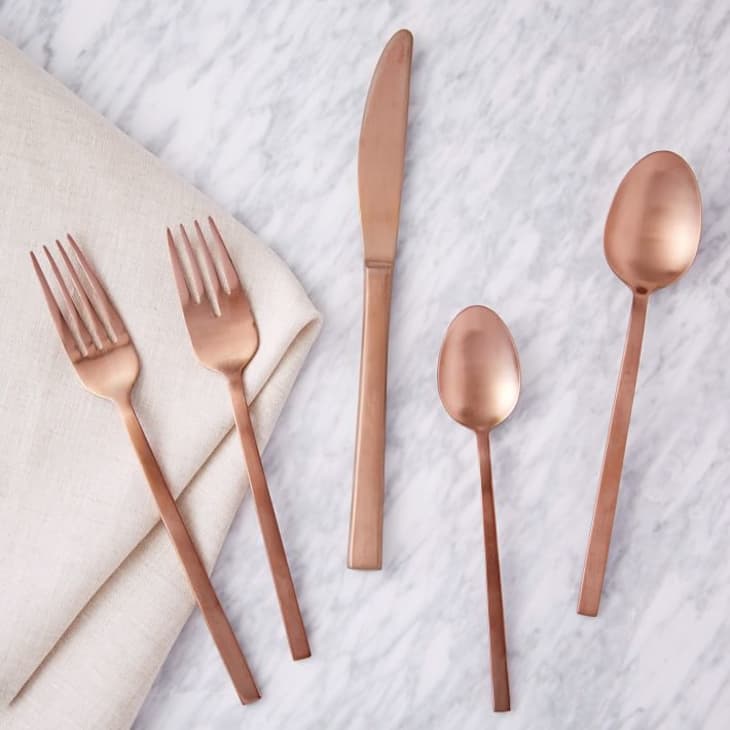 The Best Modern Gold (and Copper!) Flatware Apartment Therapy