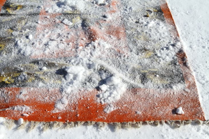 How To Clean a Rug With Snow | Apartment Therapy