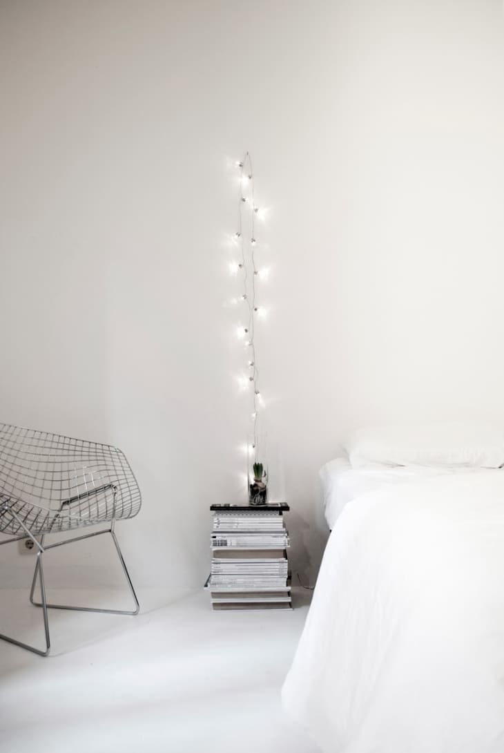 White string hot sale lights for bedroom