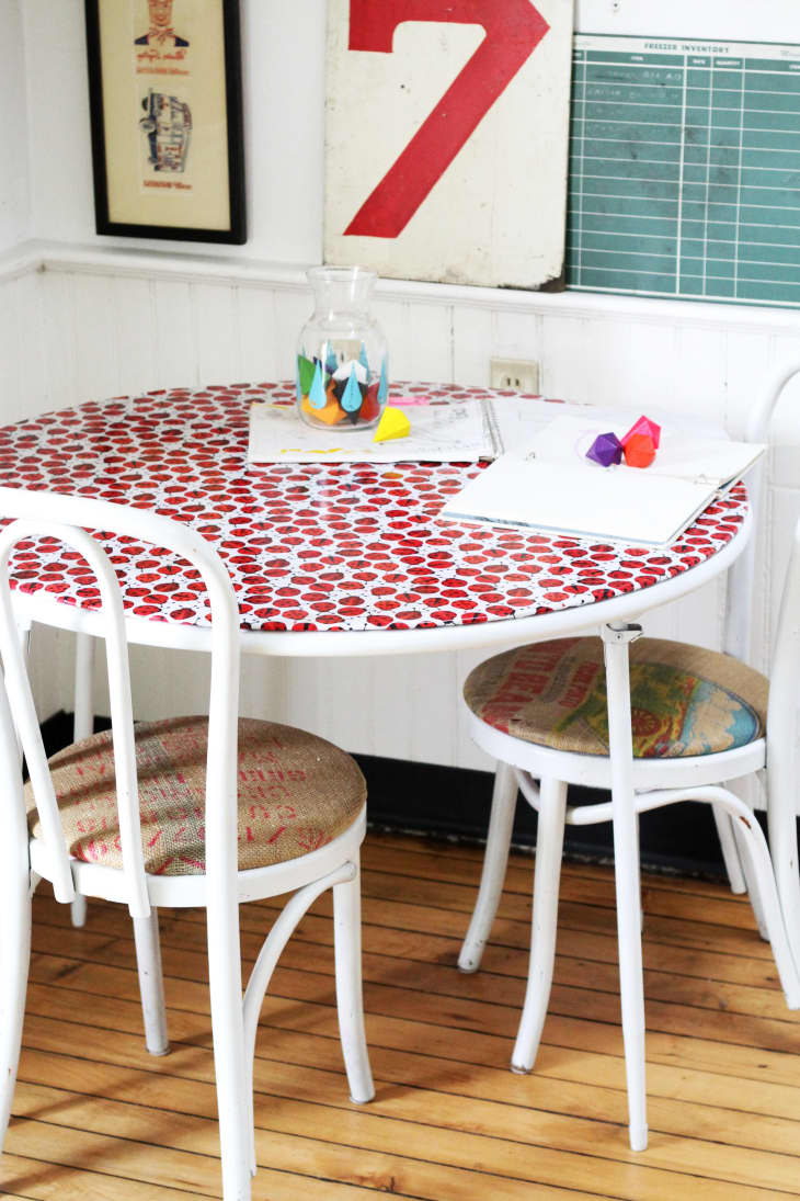 Before & After: A Drab Card Table Gets a Ladylike Makeover | Apartment ...