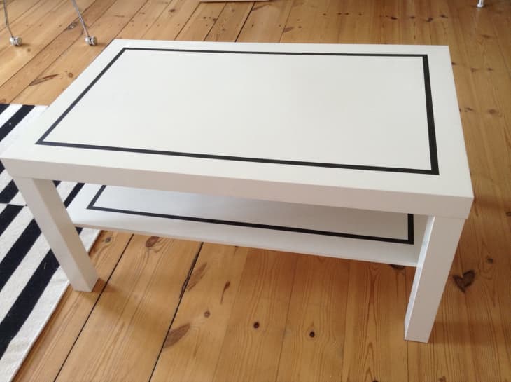 A Simple & Stylish DIY IKEA Coffee Table Upgrade Apartment Therapy