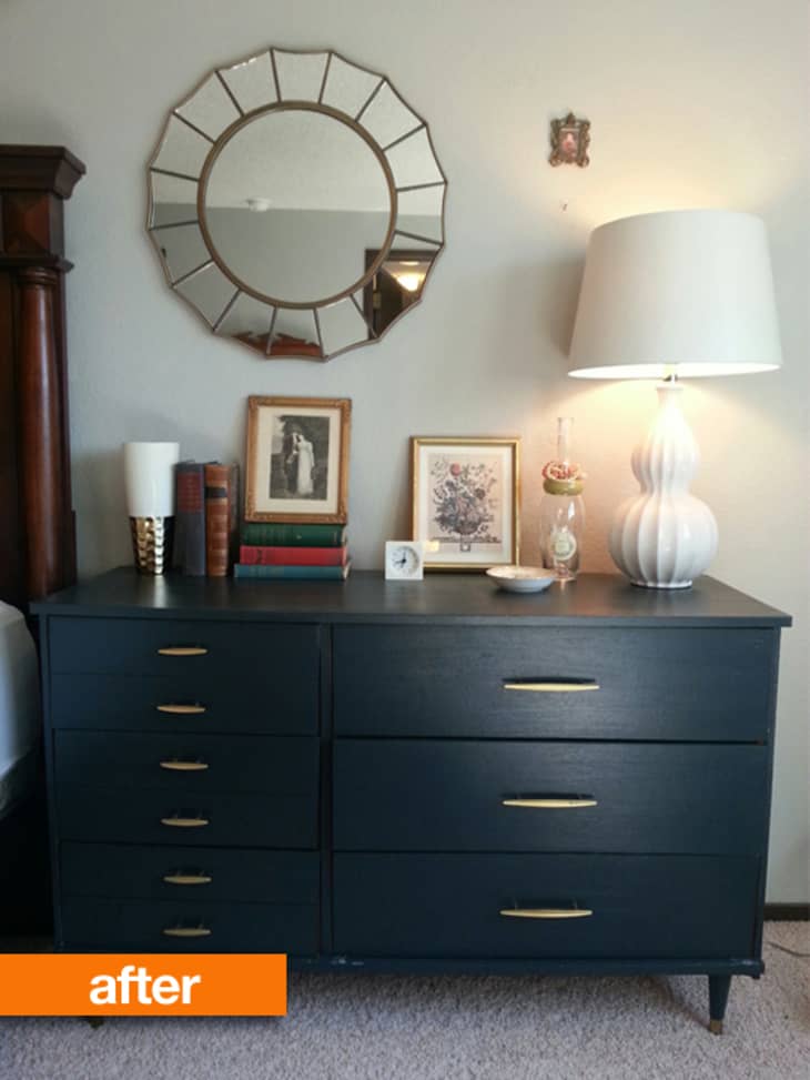 Before & After Lettie’s No Longer Looks Like Laminate Dresser Apartment Therapy