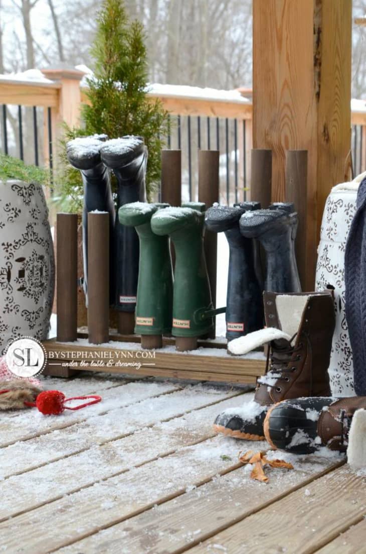 Shoe rack for winter on sale boots