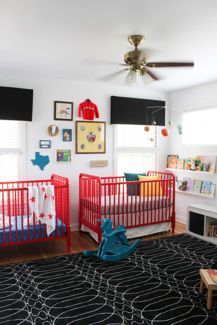 Sharing Is Caring in This Bold Nursery | Apartment Therapy