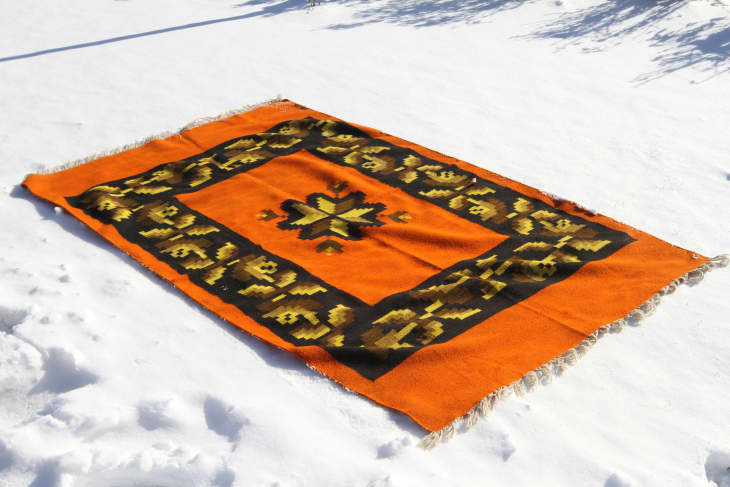 How To Clean a Rug With Snow | Apartment Therapy