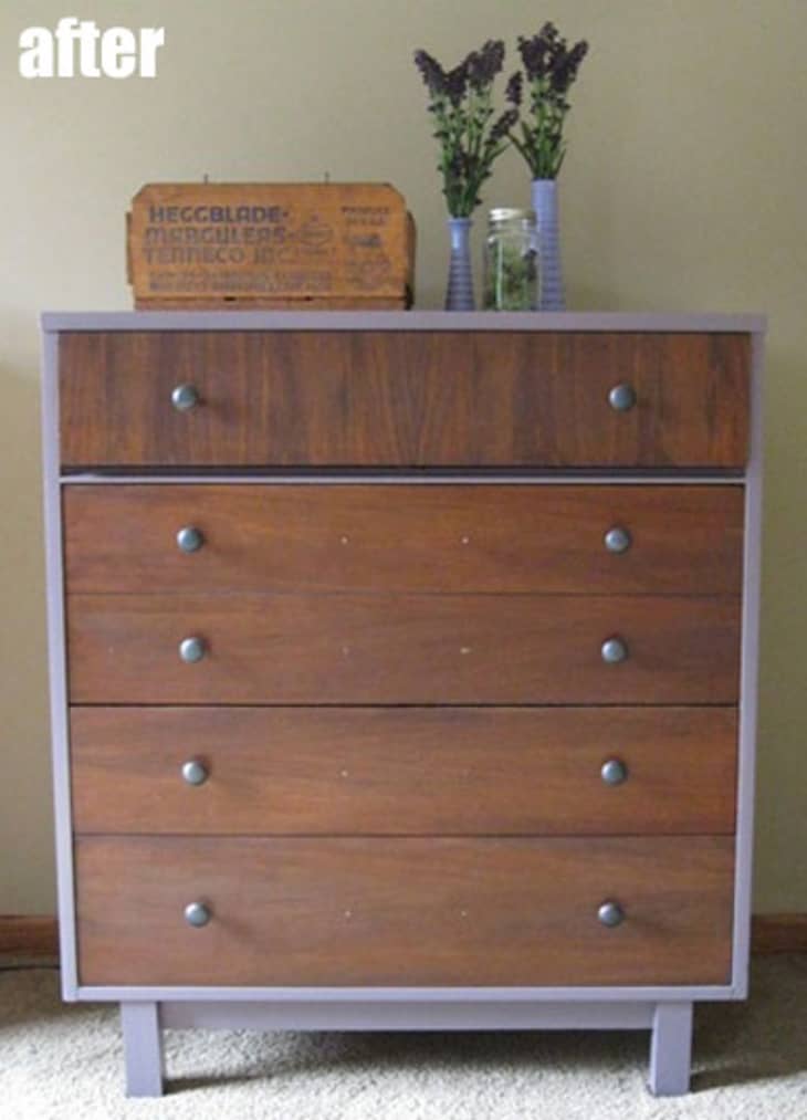 Before & After Revamping A HandMeDown Dresser Apartment Therapy