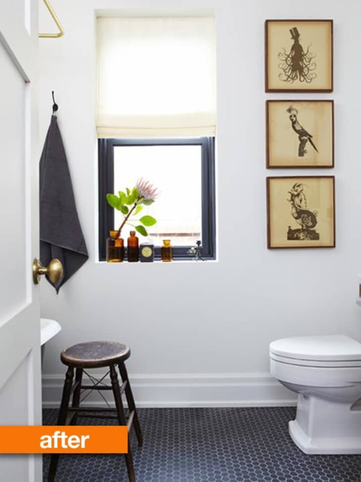 Before & After: Mandy’s Handsome Bath Reno | Apartment Therapy