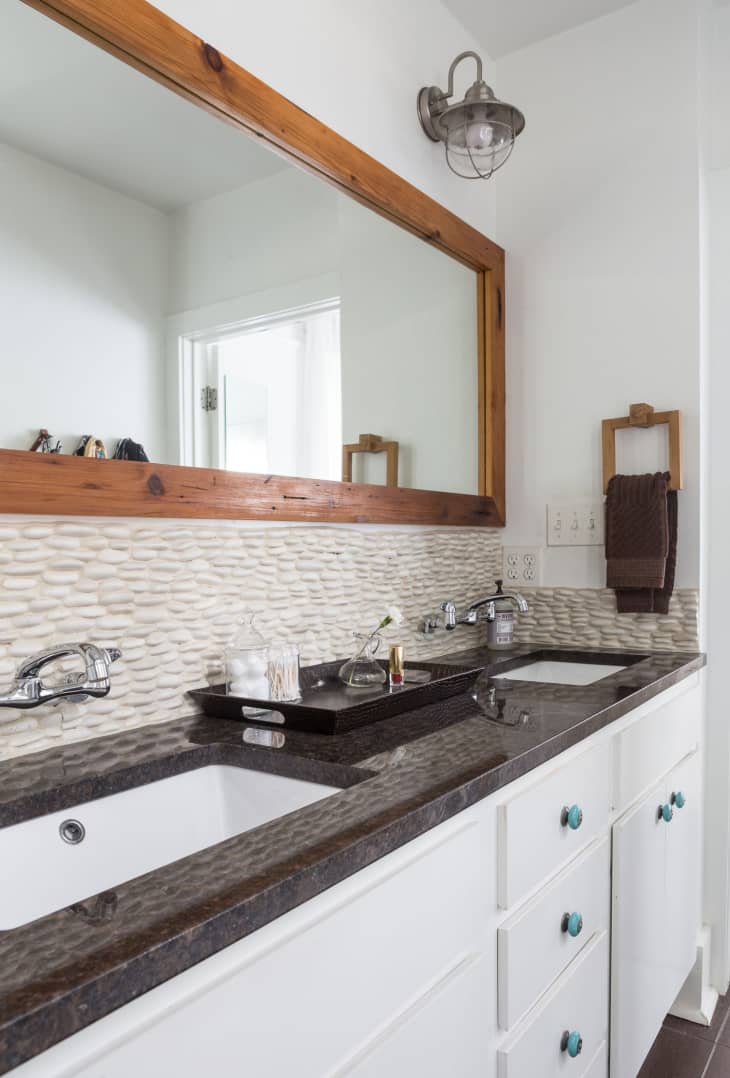 Frameless Bathroom Mirror Ideas - Easy Budget Upgrades | Apartment Therapy