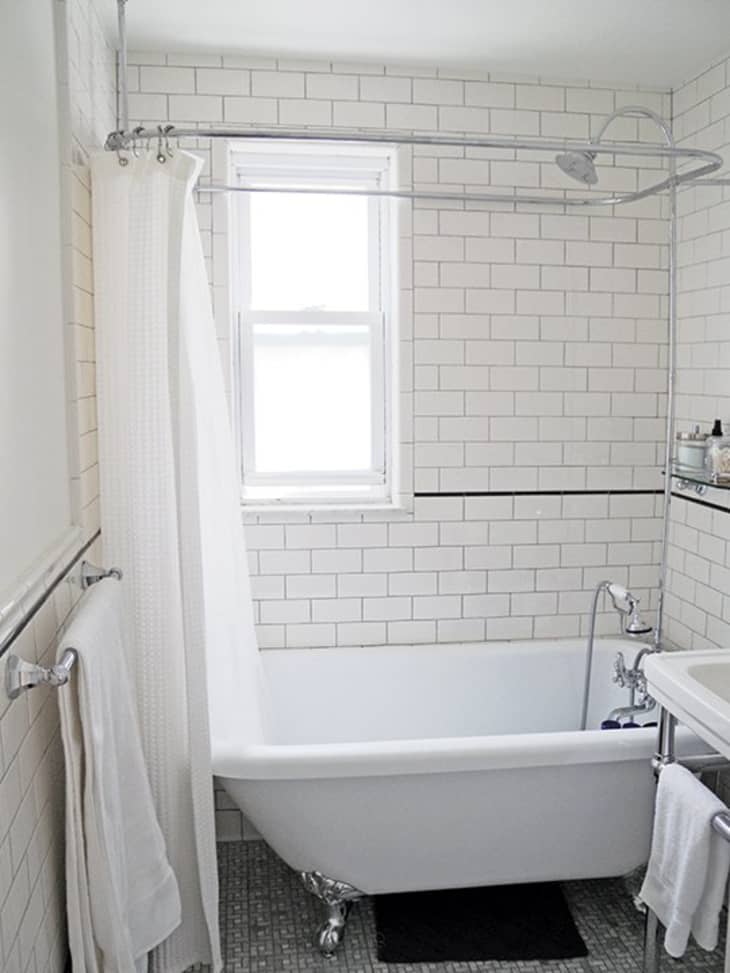 Before & After: A Tiny Bathroom Turns Traditional | Apartment Therapy