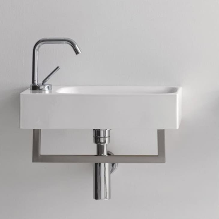 small bathroom sink with faucet