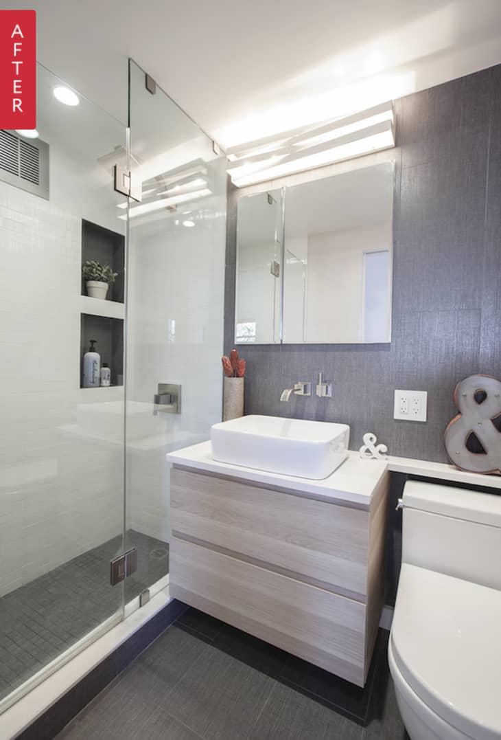 Before & After Big Changes for a Little Bathroom Apartment Therapy