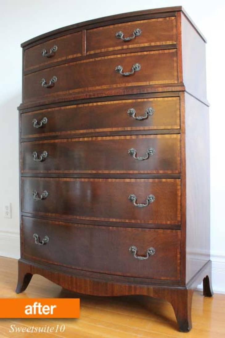 Before & After Restoring a Craigslist Dresser Apartment Therapy