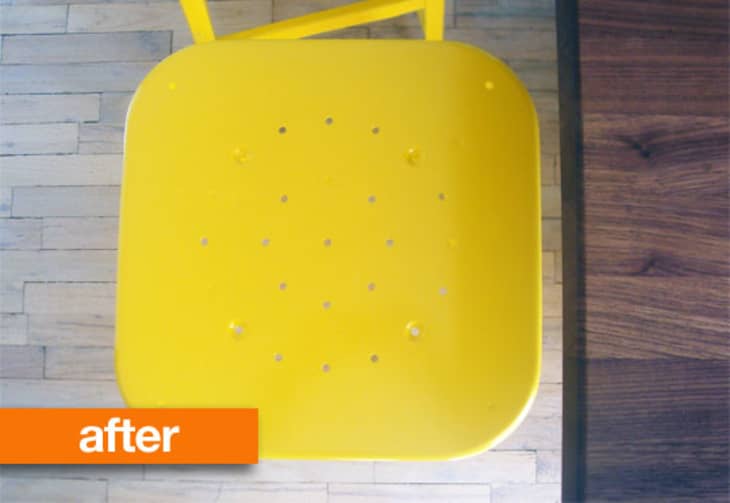 Before & After: Metal Lyon Stools Get a Fresh Powder Coat | Apartment ...