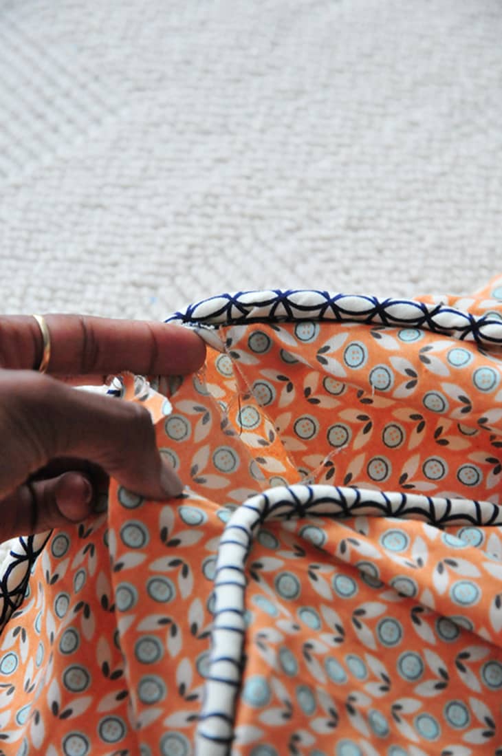 How To Make a Colorful, Inexpensive Floor Cushion Apartment Therapy