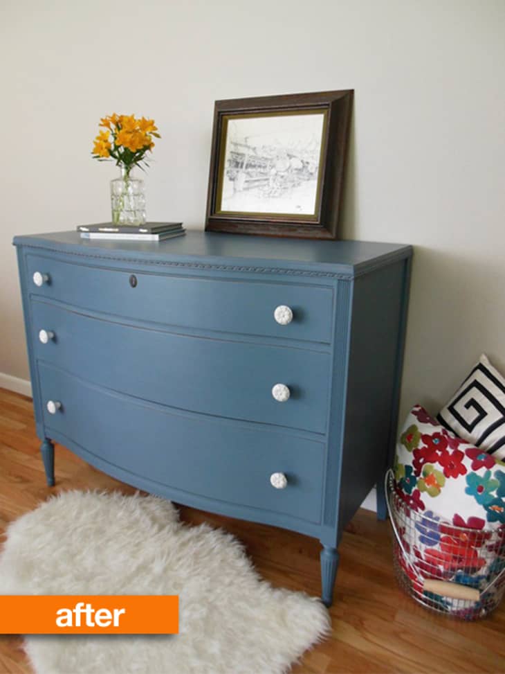 Before & After A Dated Dresser Gets a Facelift Apartment Therapy