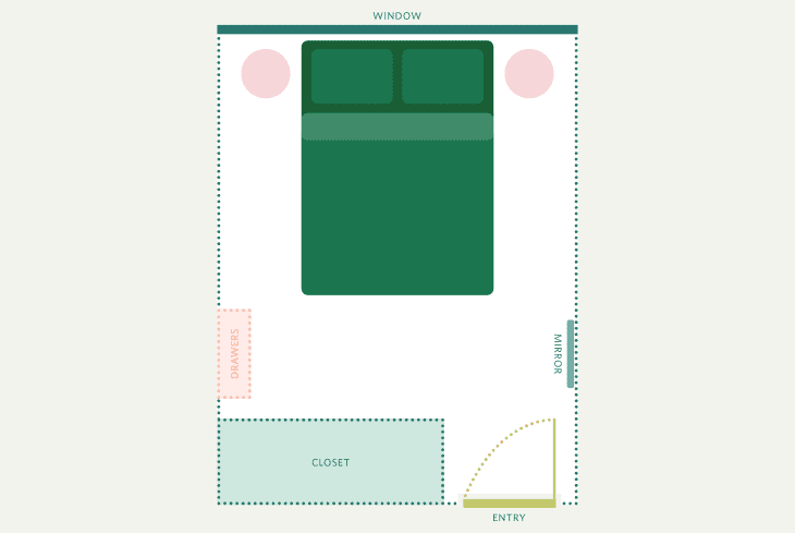 10x10 deals bedroom layout