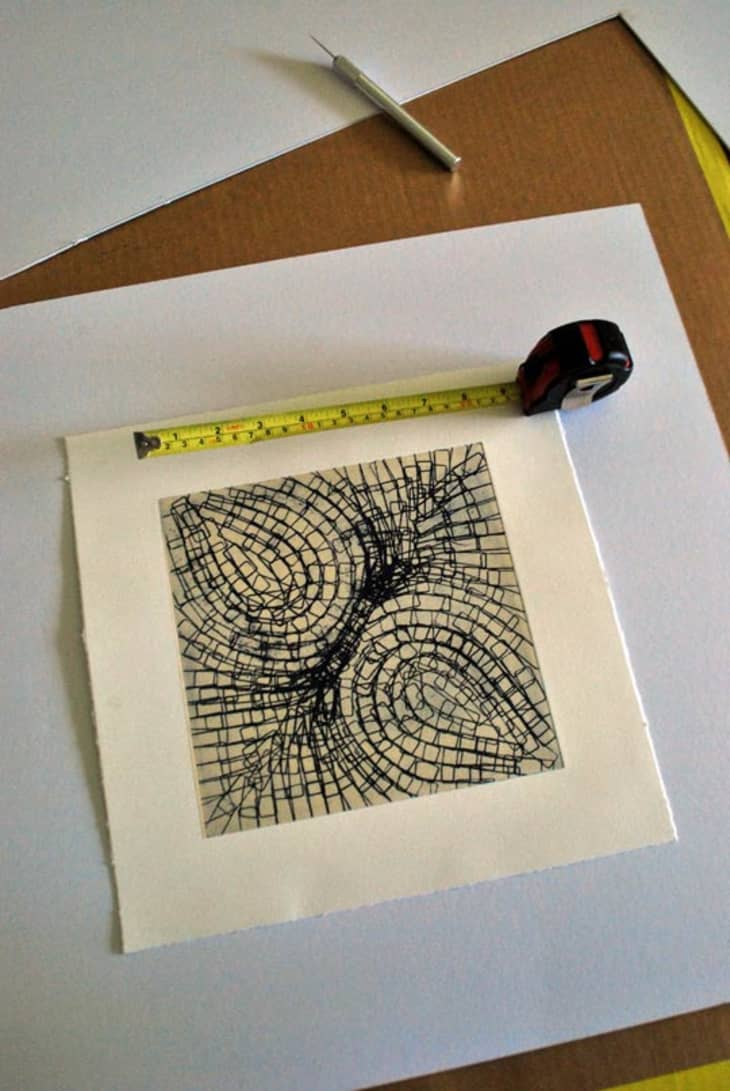 How To Cut a Mat for Framing Artwork Apartment Therapy