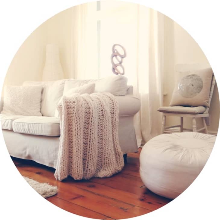 How To DIY Chunky Wool Blankets Apartment Therapy