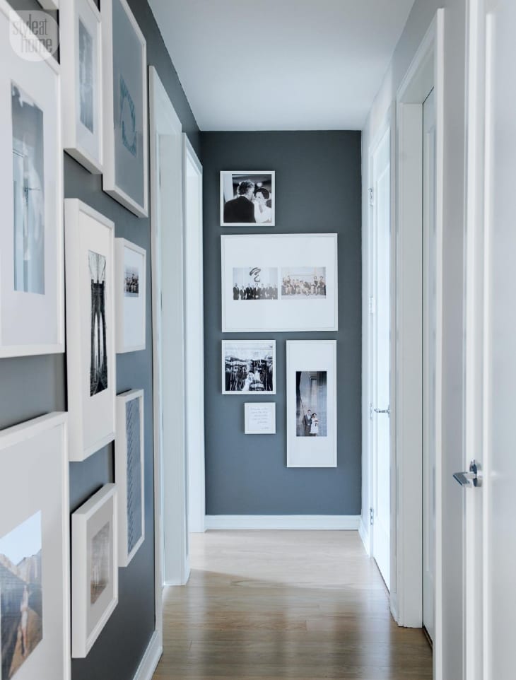 How To Decorate an Awkward Space with a Gallery Wall Apartment Therapy
