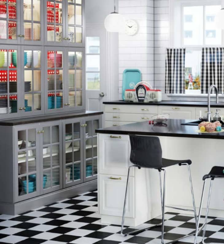Ikea bodbyn glass door top