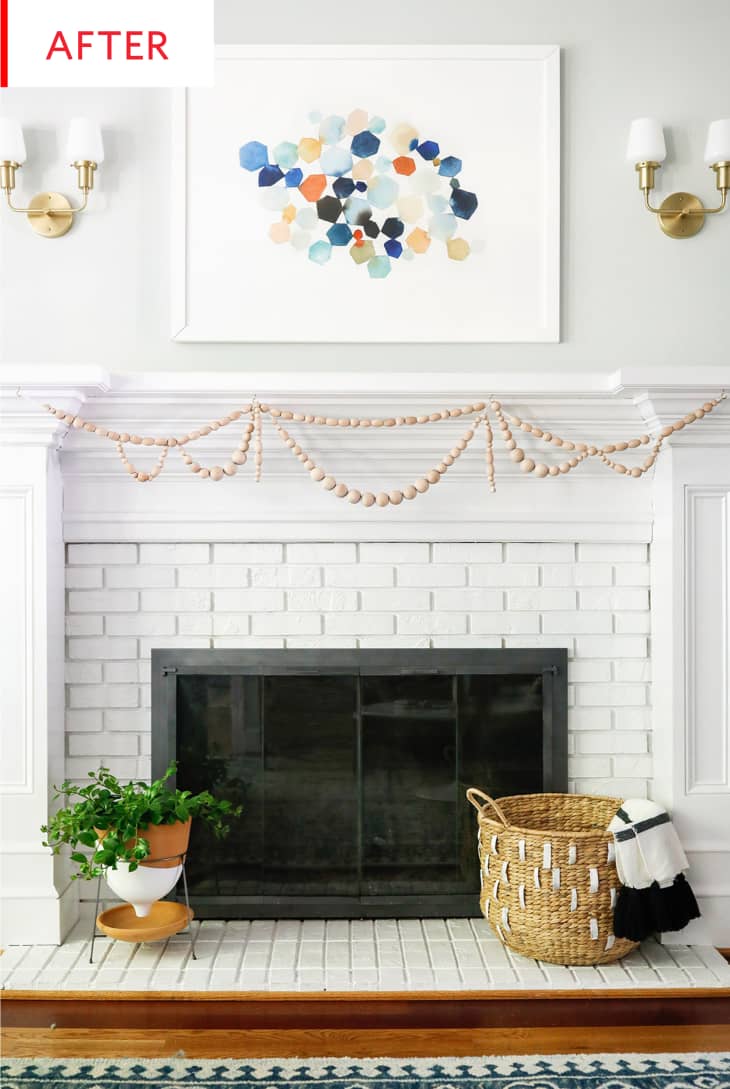 Living Room Remodel White Paint Before and After Apartment Therapy