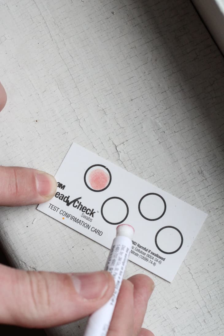 How To Test for Lead Paint Photo Tutorial & Tips Apartment Therapy